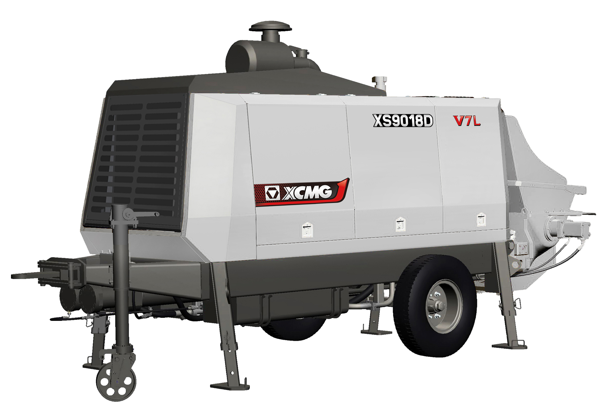 XS9018D Stationary Concrete Pump copy